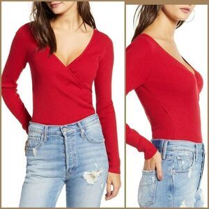 Leith Rib Wrap Sweater